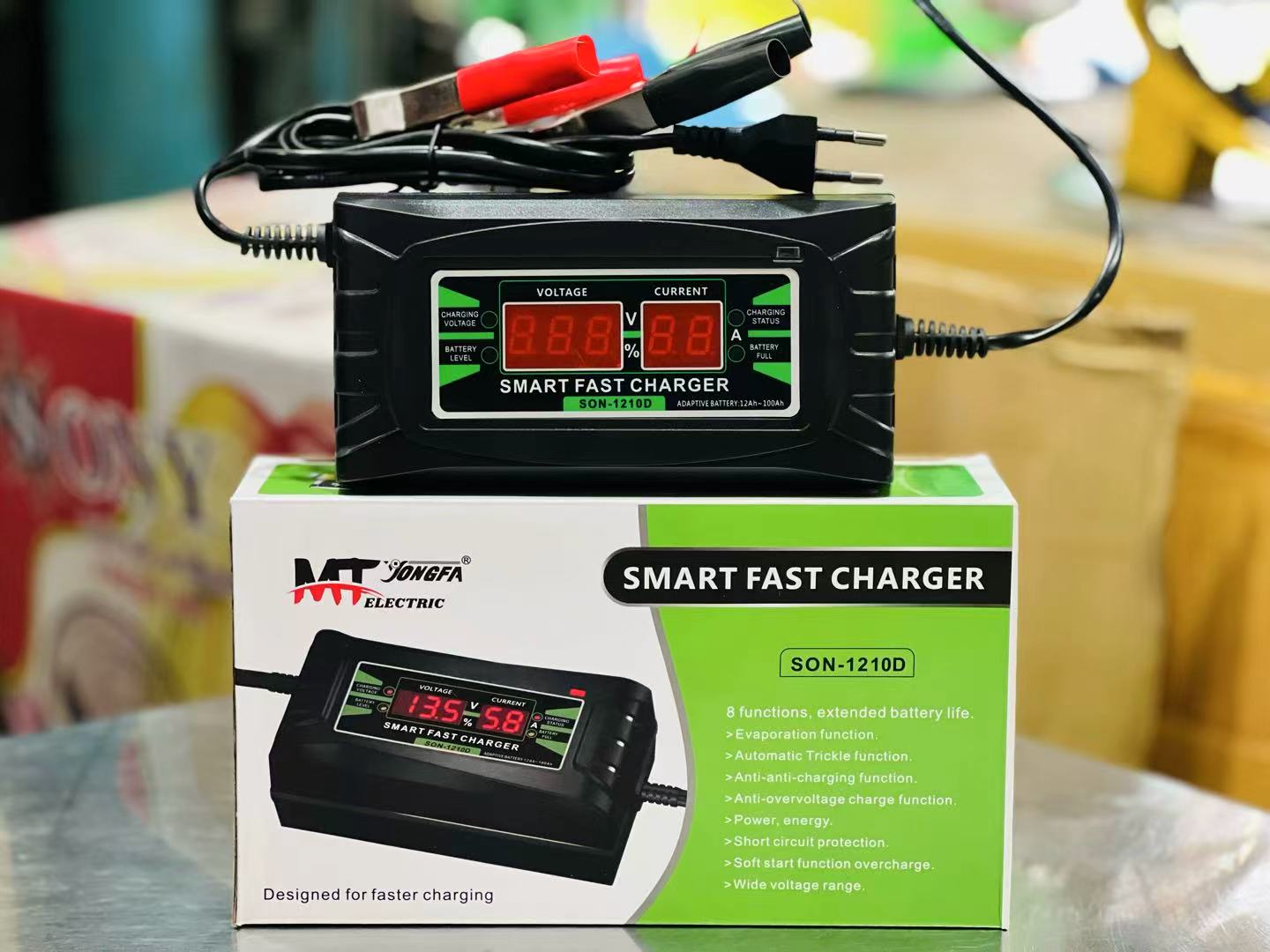 12V 10Ah ডিজিটাল ব্যাটারি চার্জার